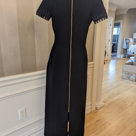 Roland Mouret NWT Black Fontana Dress Size 8 UK 12 - Picture 3 of 10